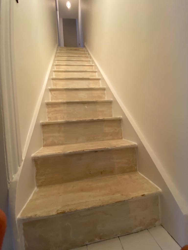 Pre painted staircase